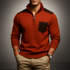 Men's Ribbed Elegant Cardigan with Button Front, view 6 of 10