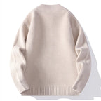 Men's Ribbed Tailored Cardigan with Button Front, view 8 of 8