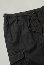 Men's Slim Fit Cargo Trousers with Cotton Look, view 6 of 17