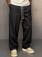 Men's straight leg chinos, smart casual trousers – product image 4