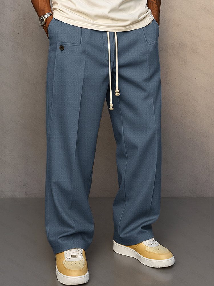 Men's straight leg chinos, smart casual trousers – product image 5