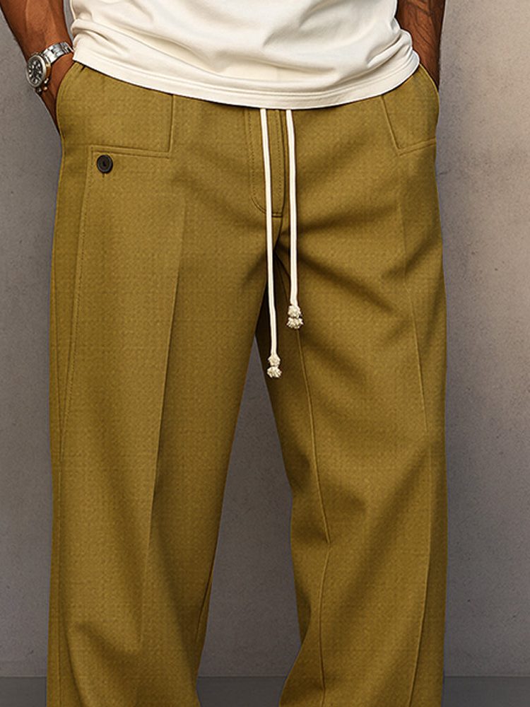 Men's straight leg chinos, smart casual trousers – product image 8