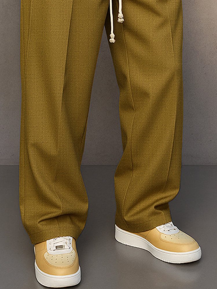 Men's straight leg chinos, smart casual trousers – product image 9
