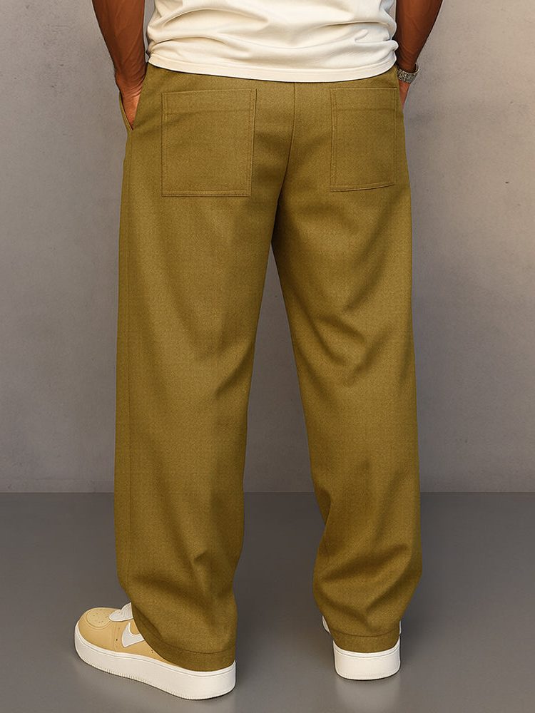 Men's straight leg chinos, smart casual trousers – product image 10