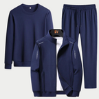 Men's three piece tracksuit set, comfortable fit – product image 2