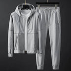 Men's tracksuit set, hooded top & casual joggers – product image 3