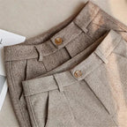 Men's trousers, textured relaxed everyday fit – product image 2
