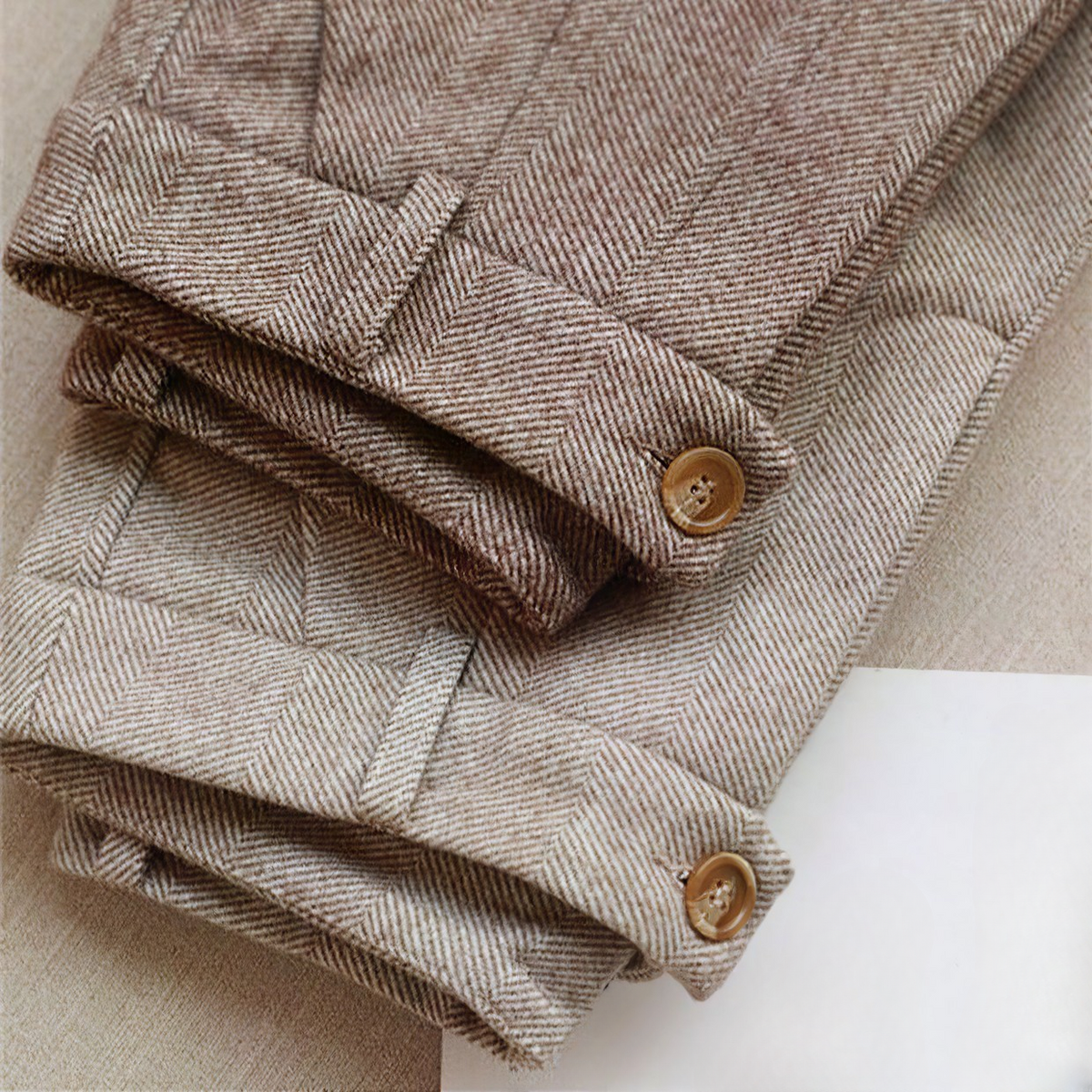 Men's trousers, textured relaxed everyday fit – product image 3
