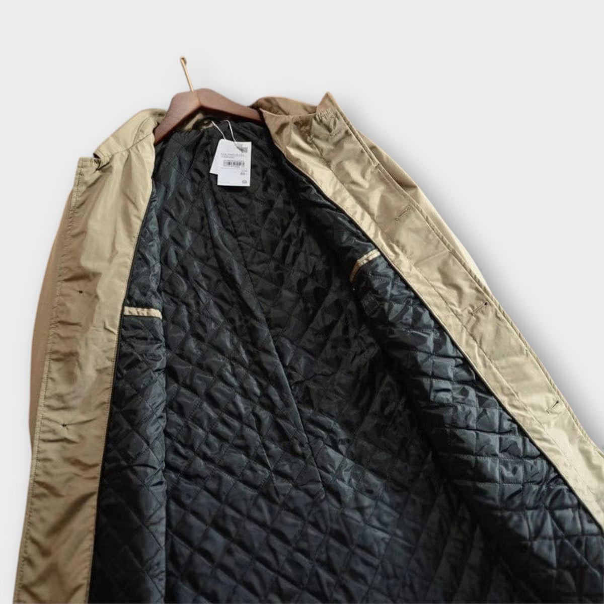 Men's Weather Resistant Overcoat with Button Front, view 9 of 9