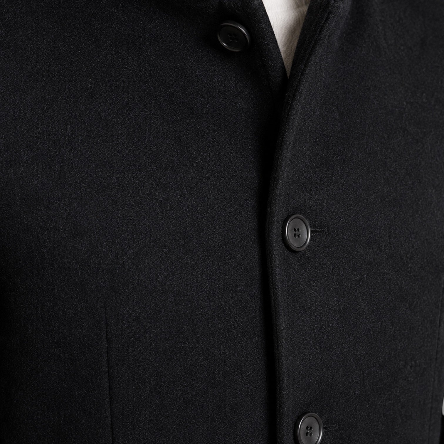 Alternate product view 6 of men's Wool Coat Classic Lapel with single-breasted tailored.