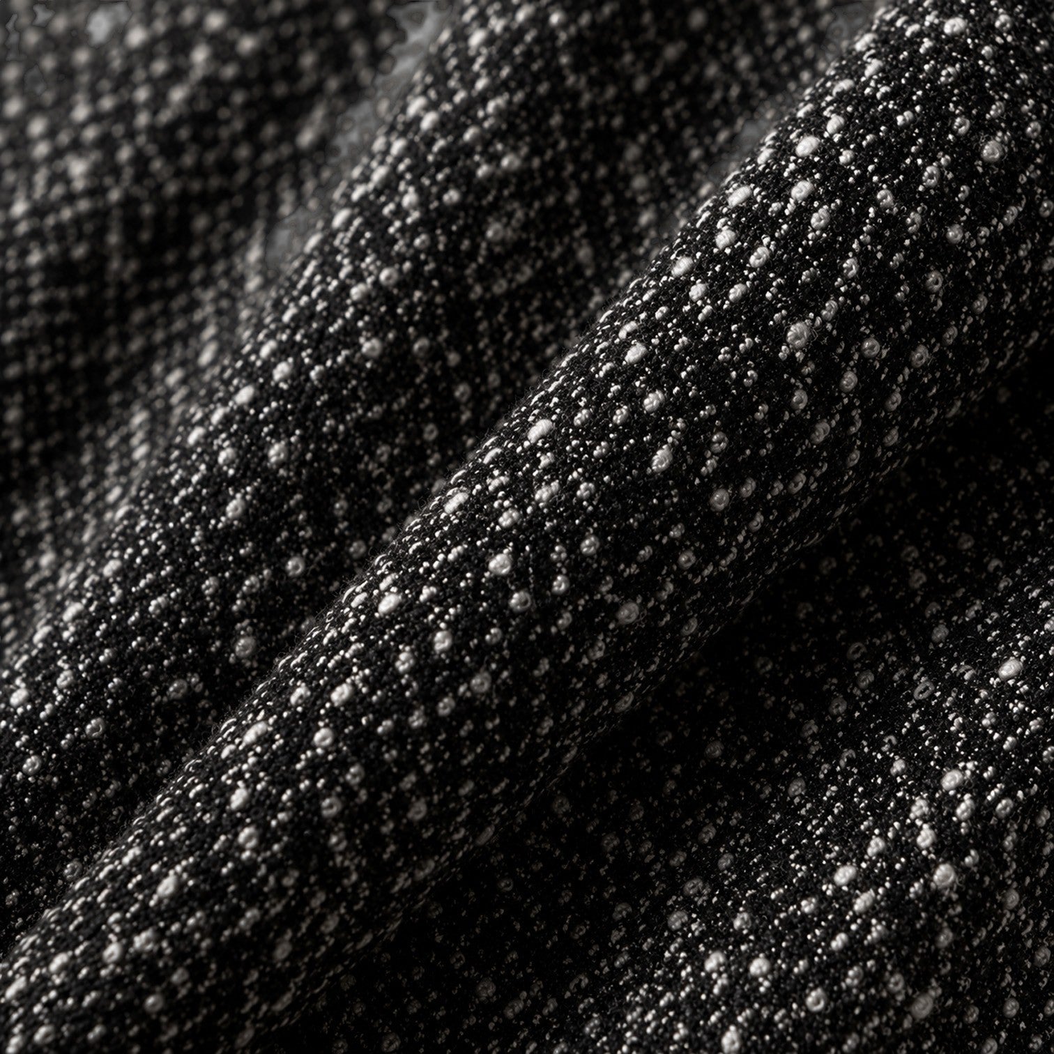 Alternate product view 10 of men's Wool Long Coat with single-breasted textured finish.