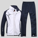 Men's zip up tracksuit set, sporty jacket & joggers – product image 1