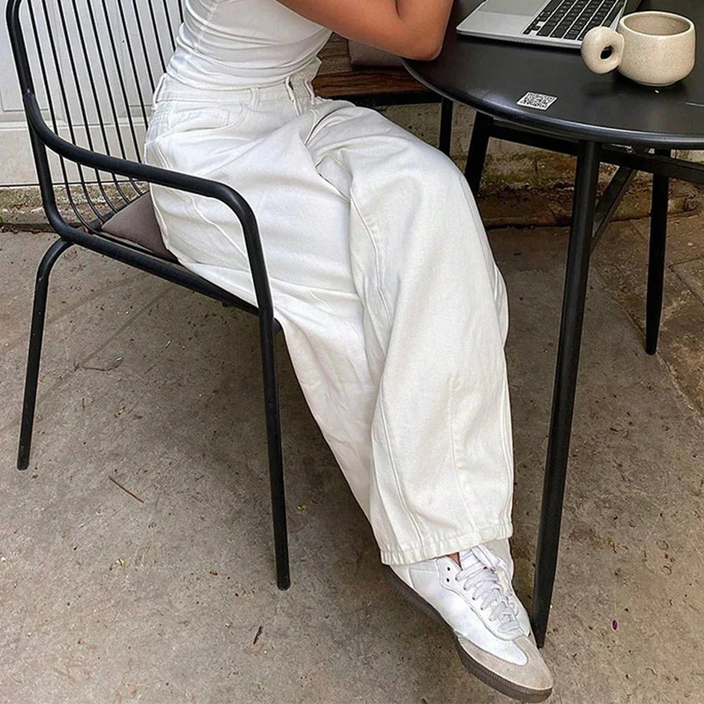 Women's Baggy Jeans – Relaxed Wide-Leg Fit