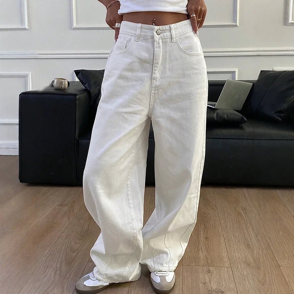 Women's Baggy Jeans – Relaxed Wide-Leg Fit