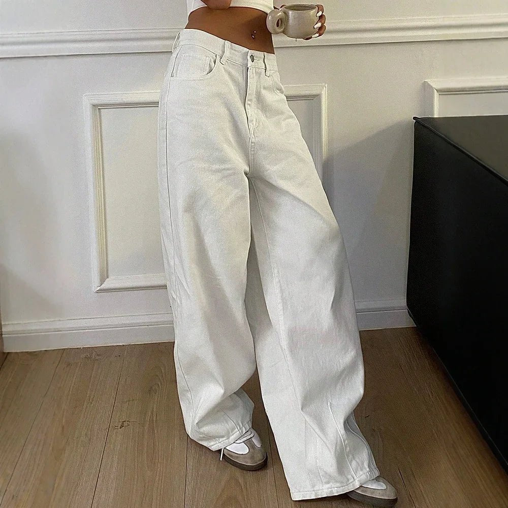 Women's Baggy Jeans – Relaxed Wide-Leg Fit