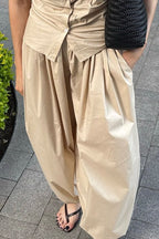 Women's Baggy Pants – Balloon-Leg Statement Fit