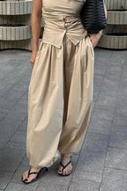 Women's Baggy Pants – Balloon-Leg Statement Fit