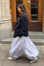 Women's Baggy Pants – Balloon-Leg Statement Fit