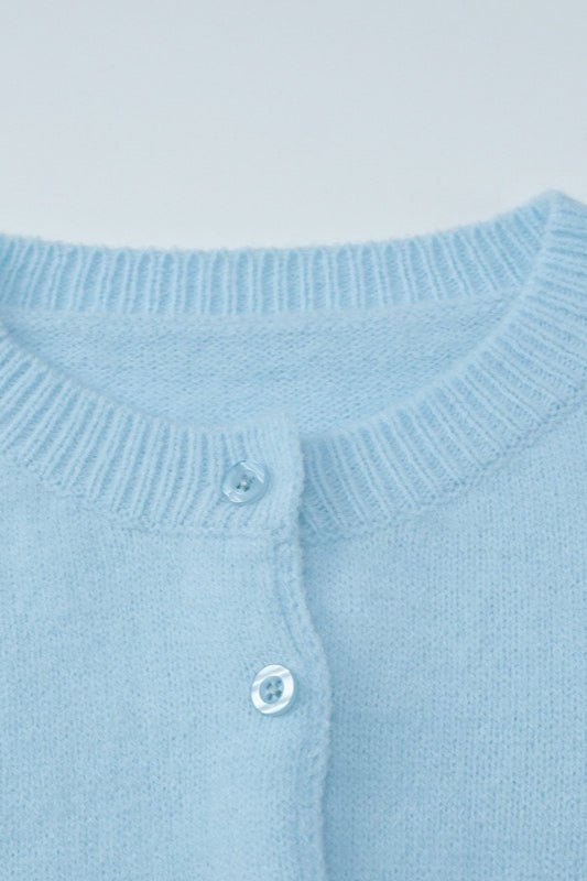 Women's Button-Front Knit Cardigan – Relaxed Layer