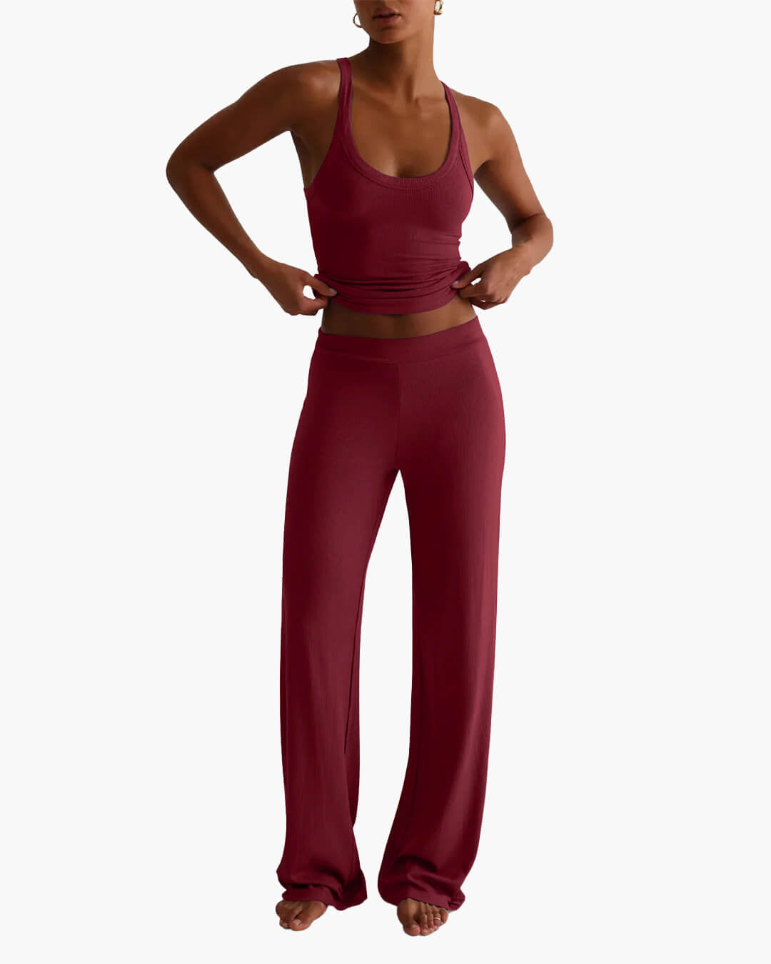 Women's Tank & Lounge Pants Set – Sleek Co-Ord