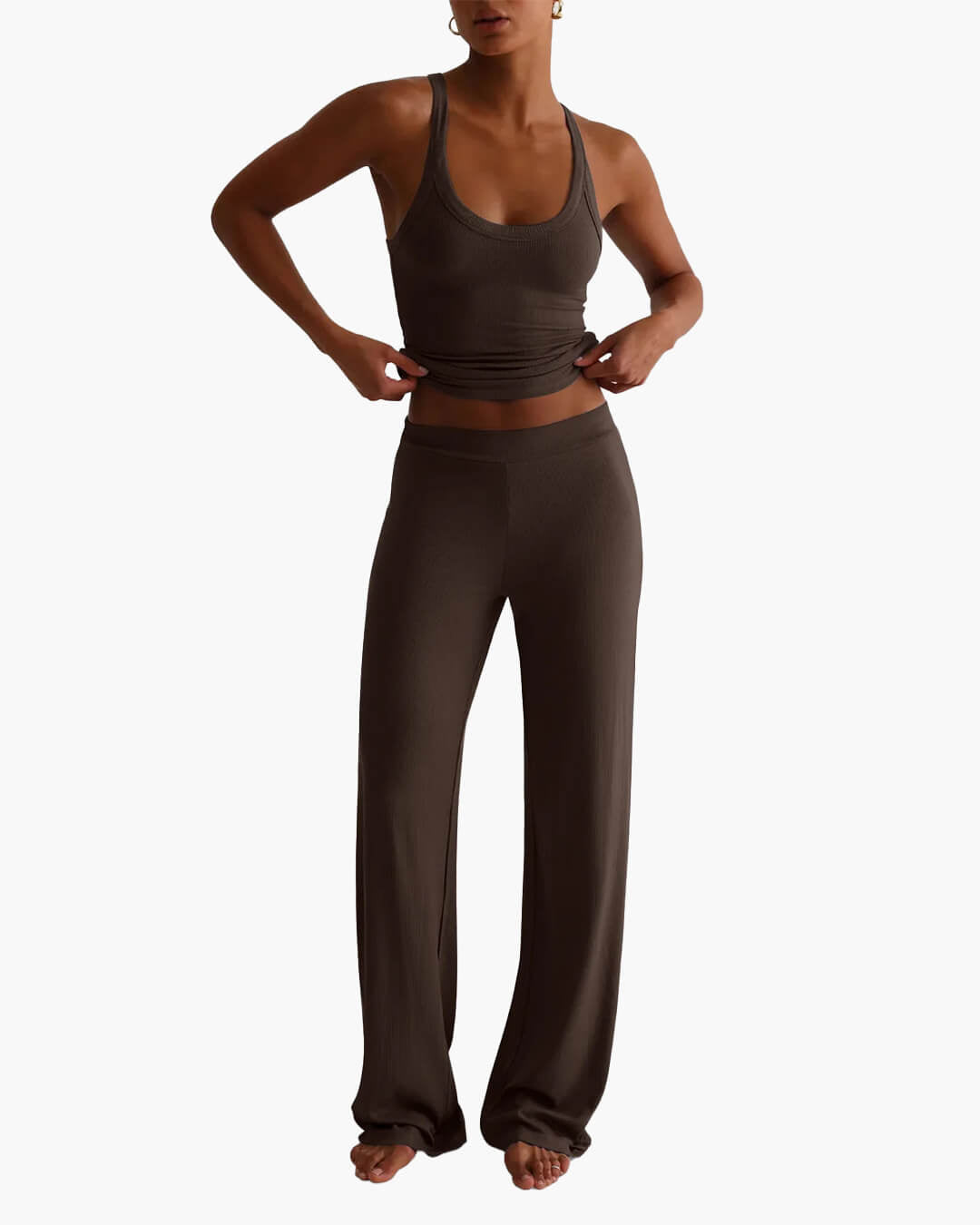 Women's Tank & Lounge Pants Set – Sleek Co-Ord