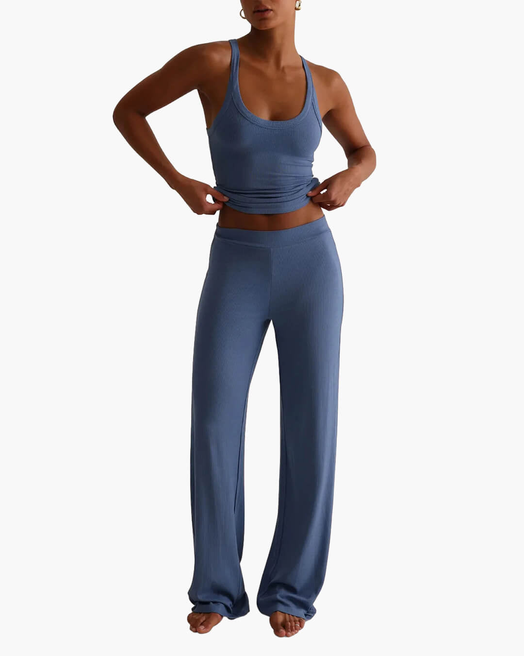 Women's Tank & Lounge Pants Set – Sleek Co-Ord
