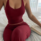 Women's Tank & Lounge Pants Set – Sleek Co-Ord