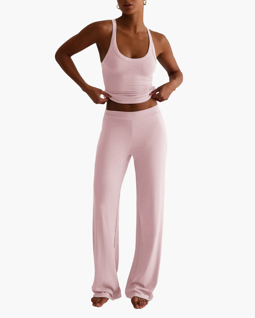 Women's Tank & Lounge Pants Set – Sleek Co-Ord