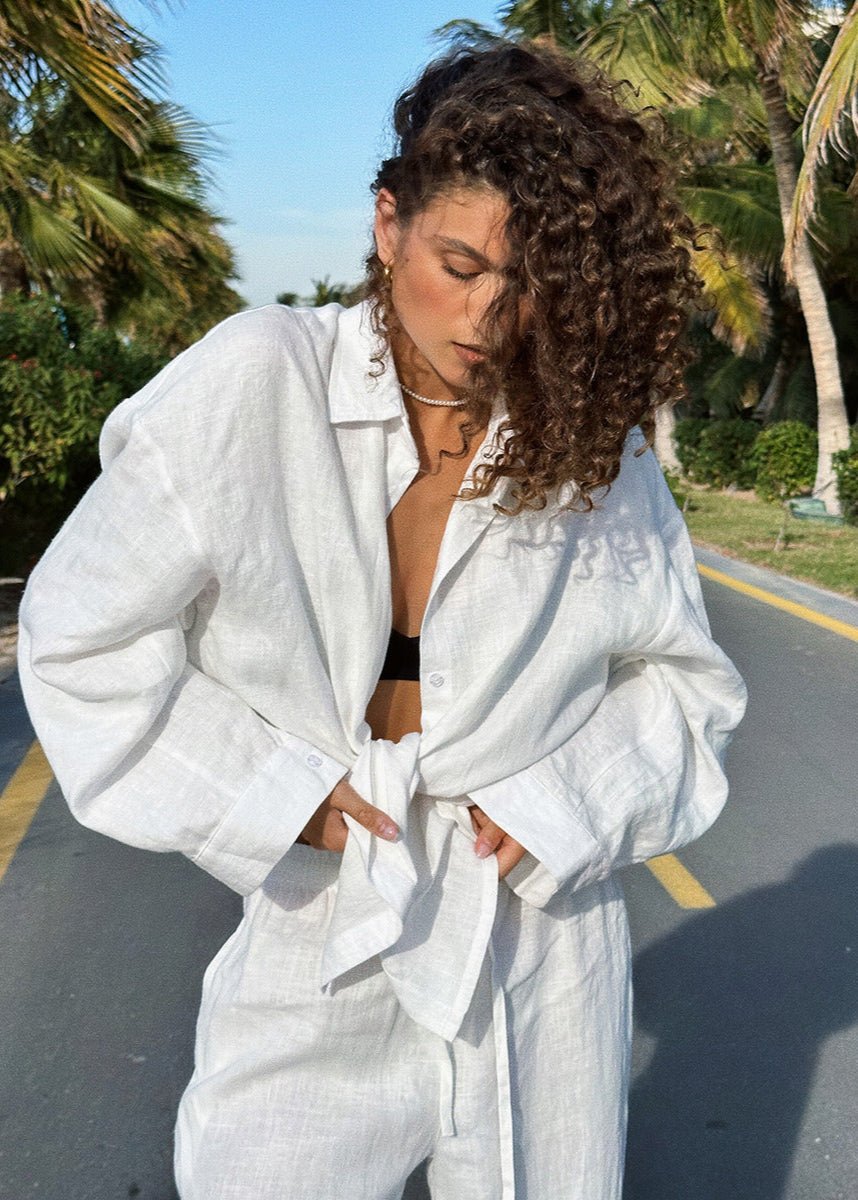 Women's Shirt & Lounge Pants Set – Relaxed Co-Ord