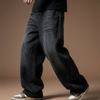 Women's Baggy Denim Jeans with Wide Leg Fit, view 4 of 14