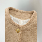 Women's cardigan, bouclé decorative button knit – product image 5