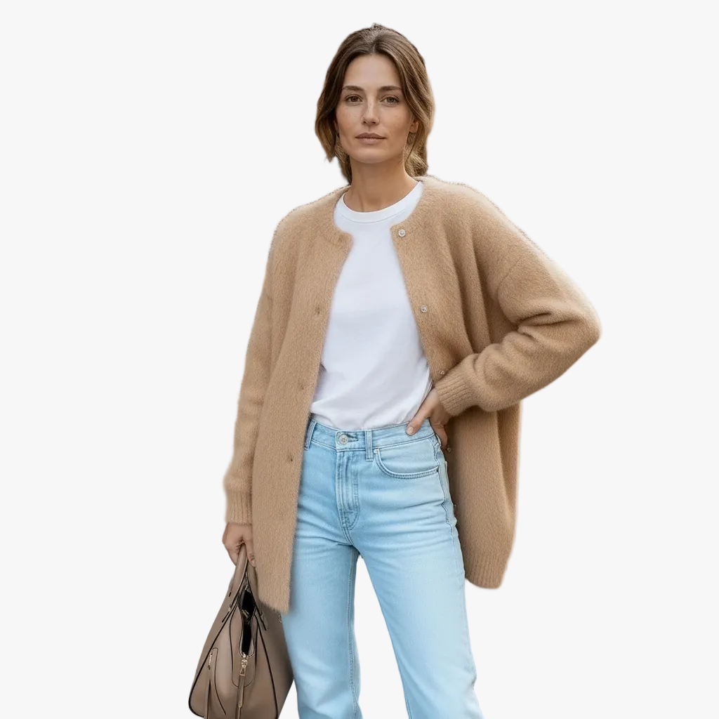 Women's Cardigan with Front Buttons Pockets, view 1 of 17