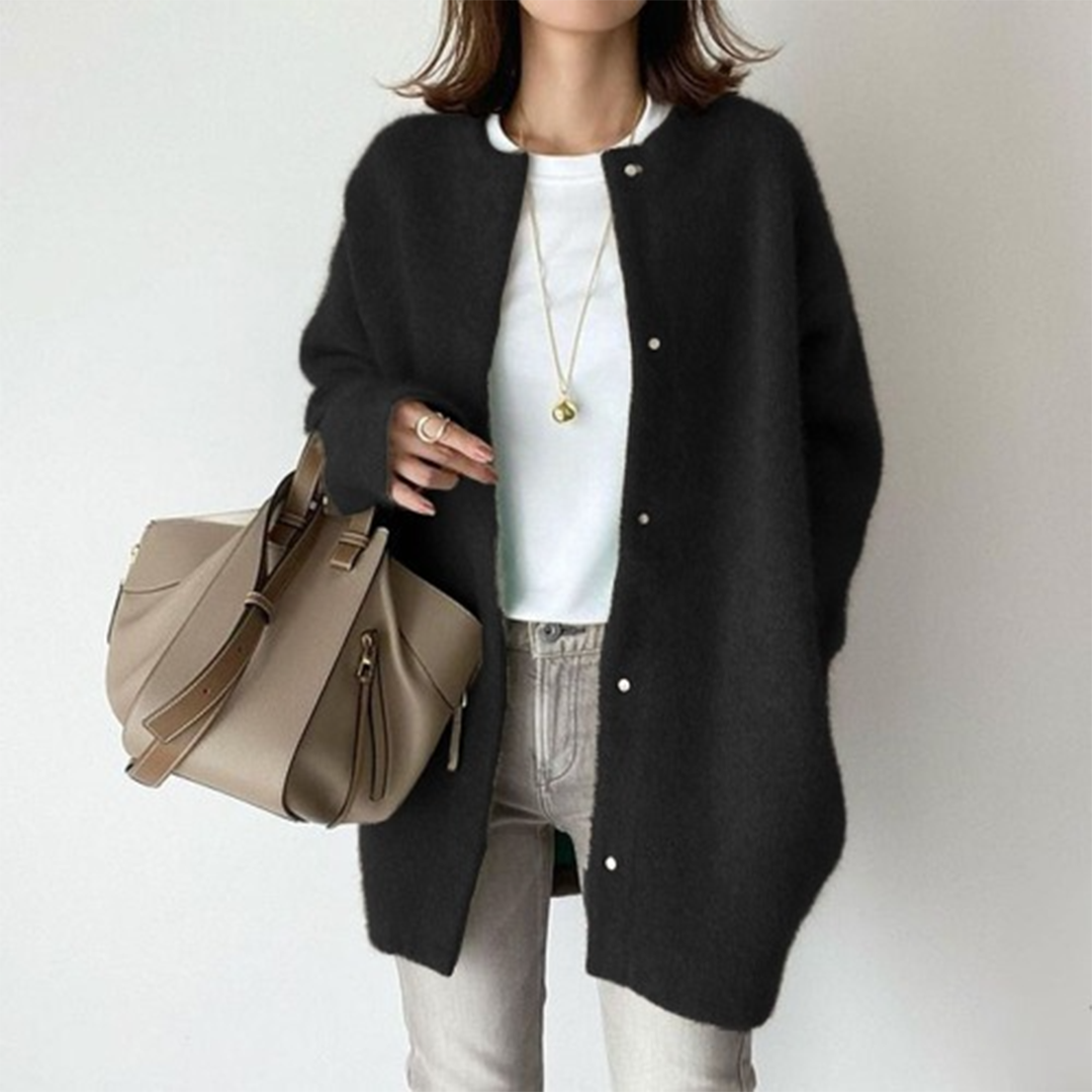 Women's Cardigan with Front Buttons Pockets, view 6 of 17
