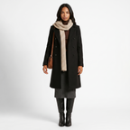 Women's Double-Breasted Wool Coat with Tailored Fit, view 2 of 8
