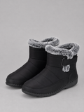 Women's faux fur ankle boots, warm lined winter shoes – product image 1
