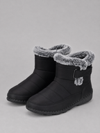 Women's faux fur ankle boots, warm lined winter shoes – product image 1