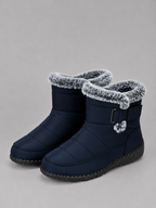 Women's faux fur ankle boots, warm lined winter shoes – product image 5
