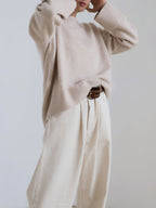 Women's Knit Pullover Jumper with Crew Neck Rib Trim, view 9 of 24