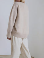 Women's Knit Pullover Jumper with Crew Neck Rib Trim, view 10 of 24