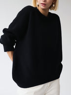 Women's Knit Pullover Jumper with Crew Neck Rib Trim, view 16 of 24