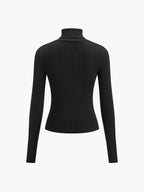 Women's Knit Turtleneck Jumper with Thumbhole Cuffs, view 9 of 18