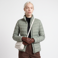Women's Lightweight Quilted Puffer Jacket with Funnel Neck, view 1 of 9