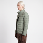 Women's Lightweight Quilted Puffer Jacket with Funnel Neck, view 3 of 9