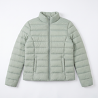 Women's Lightweight Quilted Puffer Jacket with Funnel Neck, view 4 of 9