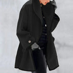 Women's Longline Trench Coat with Contrast Trim, view 5 of 7