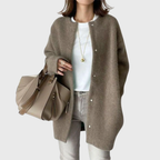 Women's Open Front Cardigan with Longline Knit, view 5 of 8