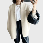 Women's Open Front Cardigan with Longline Knit, view 7 of 8