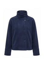 Women's Short Wool Coat with Funnel Neck Design, view 15 of 20