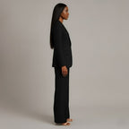Women's Two-Piece Set with Blazer and Wide Leg Trousers, view 5 of 18