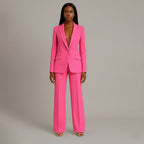 Women's Two-Piece Set with Blazer and Wide Leg Trousers, view 7 of 18